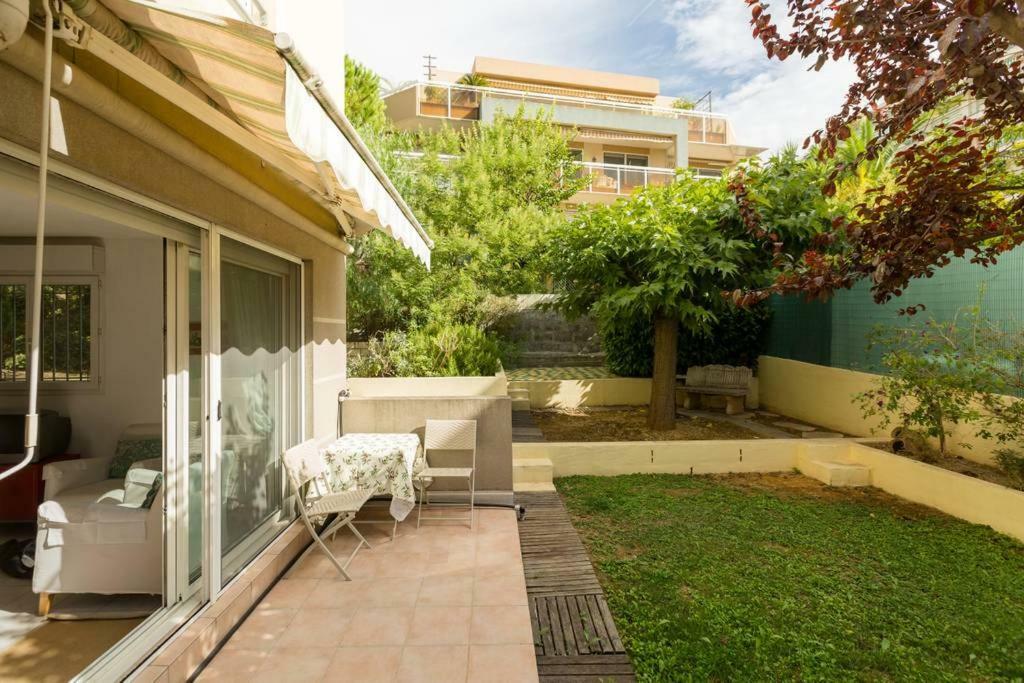 Villa Soraya , Quiet Location With Big Garden Near Beach And Old Town Of นีซ ภายนอก รูปภาพ